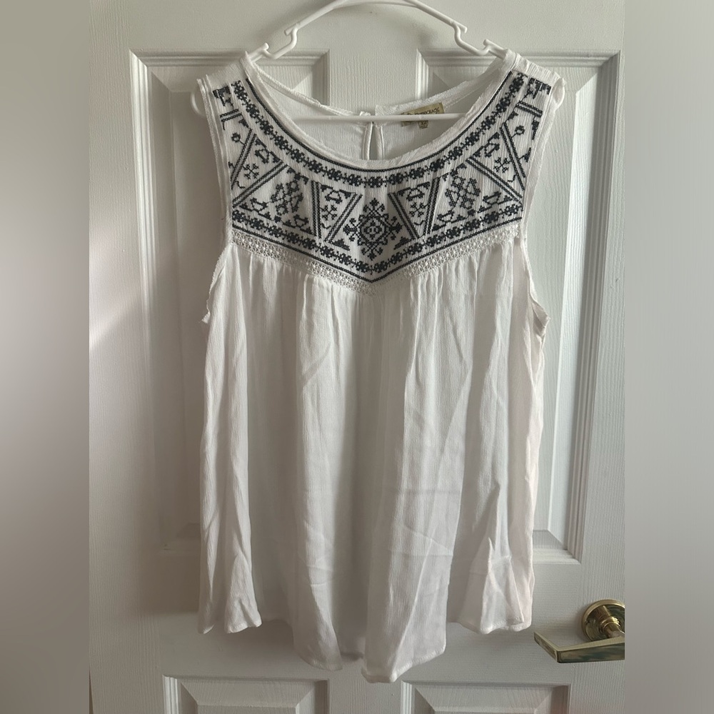 Cotton blend tank